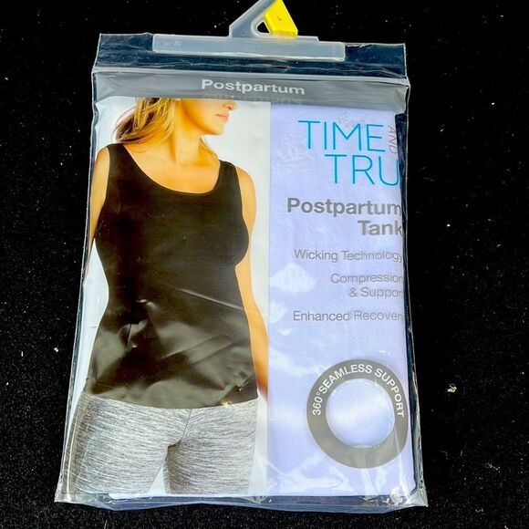 Time and Tru Women's Maternity Postpartum Seamless Tank Top - Picture 1 of 2